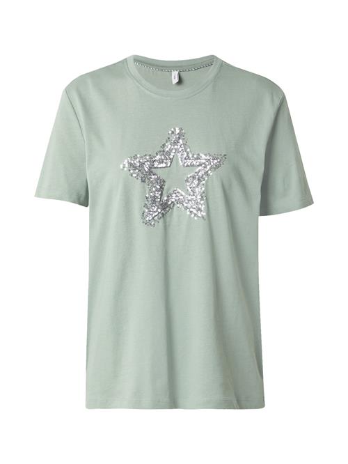 ONLY Shirts 'ONLMARCY'  pastelgrøn / sølv
