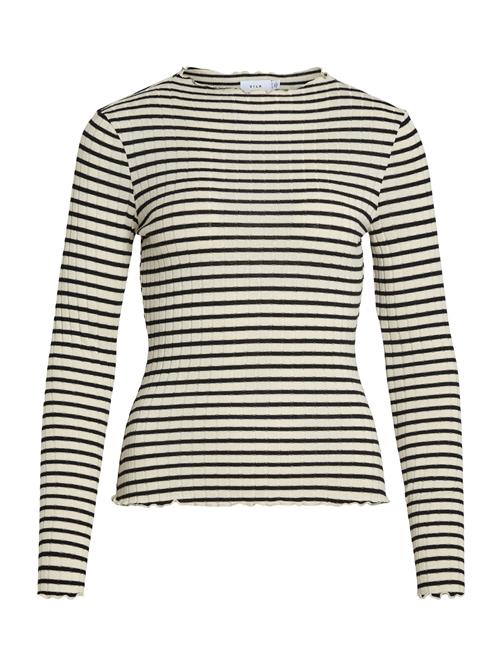 VILA Shirts 'Rika'  ecru / sort