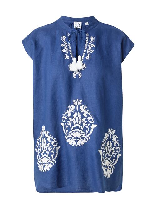 Emily Van Den Bergh Bluse  navy / hvid