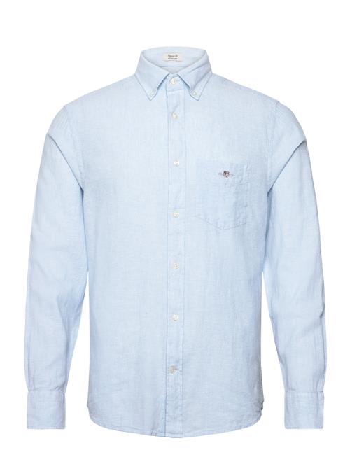 Reg Cotton Linen Shirt GANT Blue