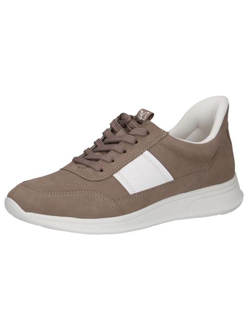 CAPRICE Sneaker low 'Ties'  brun / hvid