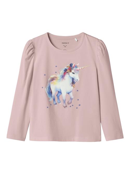 Se NAME IT Bluser & t-shirts 'NMFKRULLE'  blå / lilla / pink / hvid ved About You