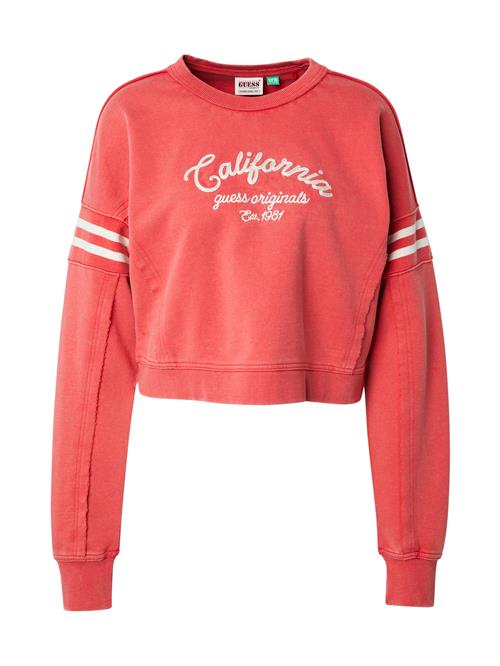 GUESS Originals Sweatshirt  koral / hvid