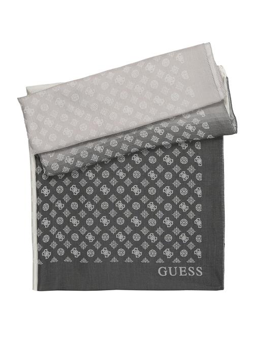 GUESS Sjal 'PHOEBE SCARF 50X180'  grå / lysegrå / sort