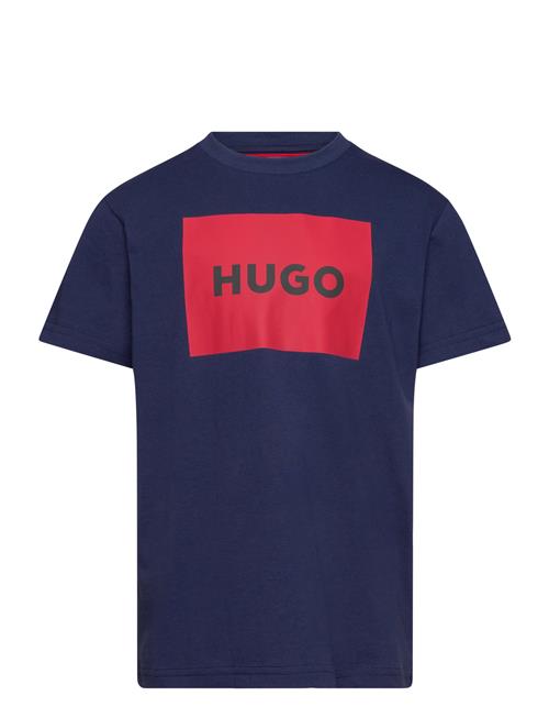 Short Sleeves Tee-Shirt Hugo Kids Navy