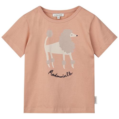 Liewood GOTS Apia Kortærmet T-shirt Paris Mademoiselle Pale Tuscany | Orange | 122 cm