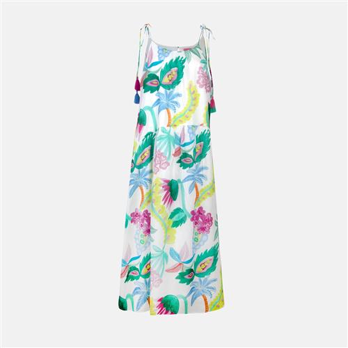 LIEBLINGSSTÜCK Sommerkjole 'Rosalynn'  royalblå / smaragd / magenta / hvid