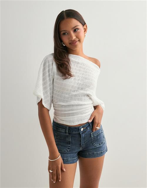 Nelly - Blå - Pocket Jeans Shorts