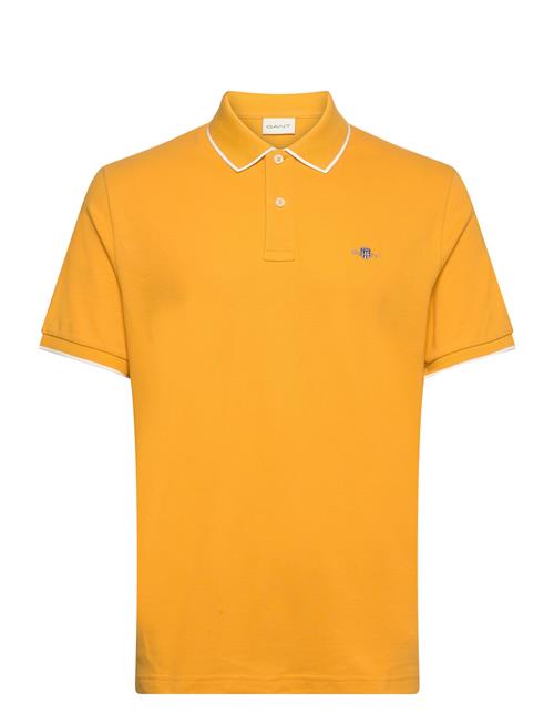 Framed Tipping Ss Polo GANT Yellow