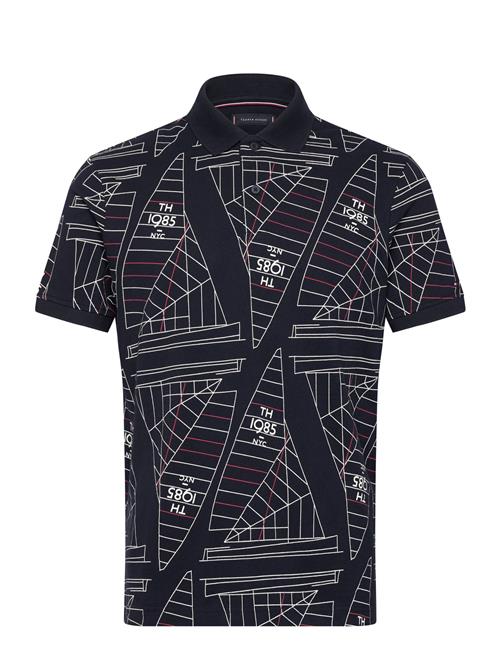 Sailing Aop Reg Polo Tommy Hilfiger Navy