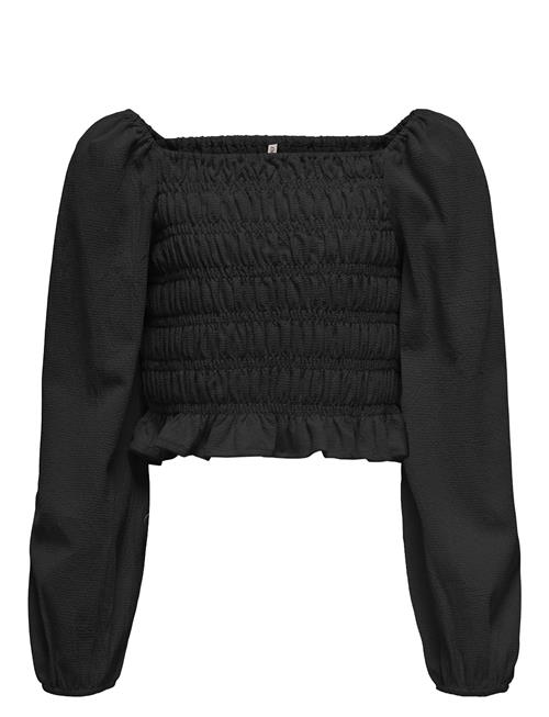 Koghelene Puff Sleeve Top Wvn Kids Only Black