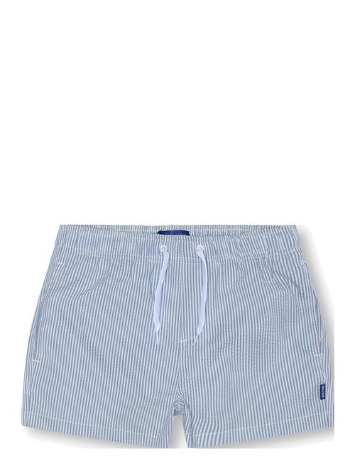 Osjted Stripe Seersucker Swim Acc ONLY & SONS Blue