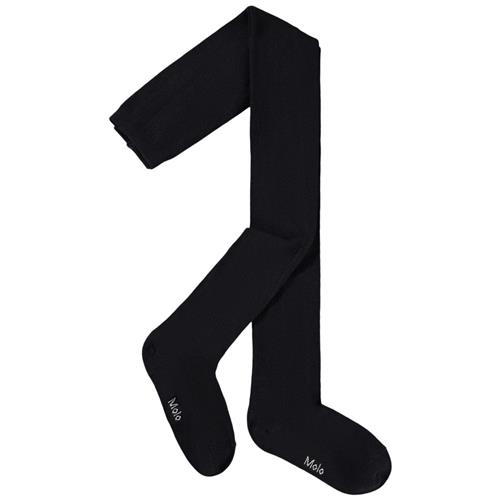 Molo Solid Strømper Black | Sort | 62/68 cm