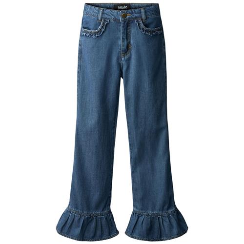 Molo Amara Vævede Bukser Blue Vintage | Blå | 128 cm