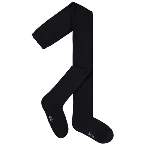 Molo Solid Strømper Black 74/80 cm    74/80 cm  unisex