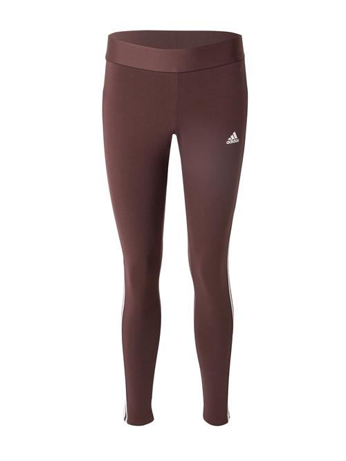 ADIDAS SPORTSWEAR Sportsbukser 'ESSENTIAL'  brun / hvid