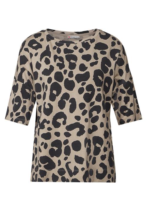 STREET ONE Shirts  mørkebeige / sort