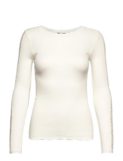 Organic T-Shirt W/ Lace1 Rosemunde White