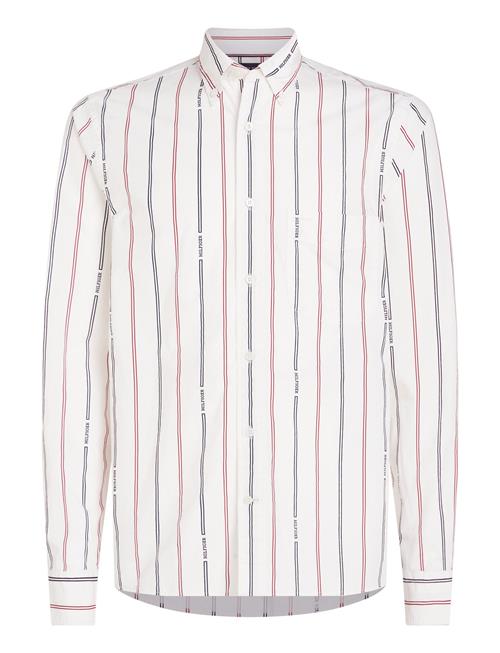 Se Hilfiger Double Stp Rf Shirt Tommy Hilfiger White ved Booztlet