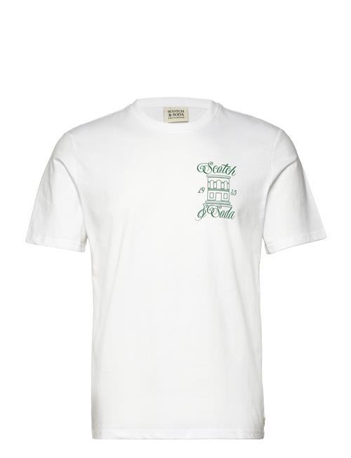 Se Left Chest Artwork T-Shirt Scotch & Soda White ved Booztlet