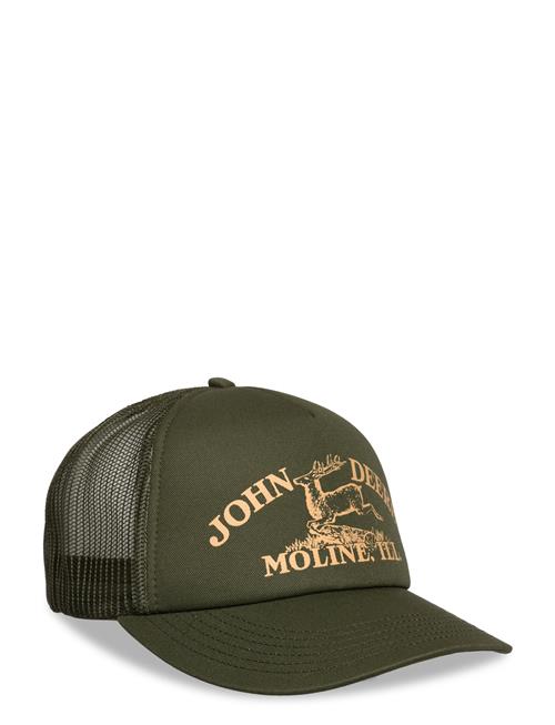 Vintage Print Dark Green Trucker - American Needle American Needle Green