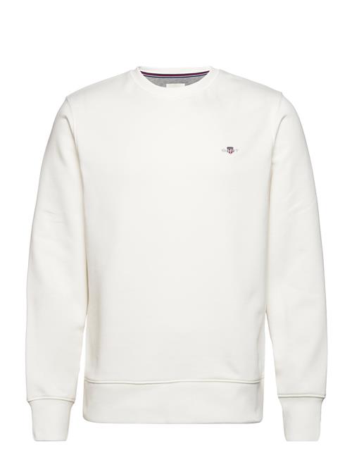 Se Reg Shield Cneck Sweat GANT White ved Booztlet