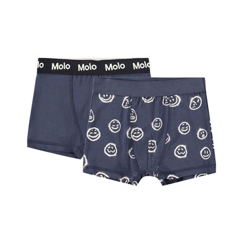Molo GOTS Justin 2-pak Boxershorts Moods Blue | Blå | 92/98 cm