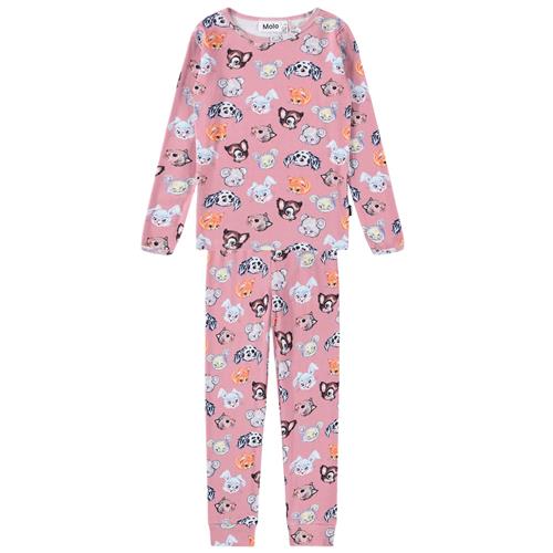 Se Molo GOTS Lue Pyjamas Itty Bitty Blush 104cm    104 cm  unisex ved Babyshop