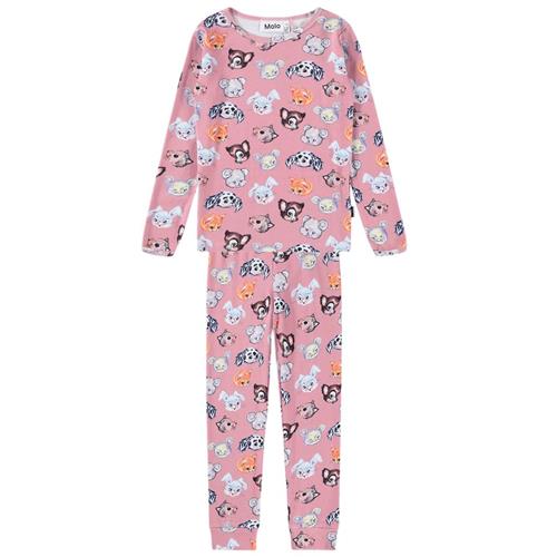 Molo GOTS Lue Pyjamas Itty Bitty Blush | Lyserød | 152 cm