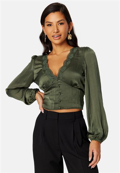 BUBBLEROOM Lucinda satin blouse