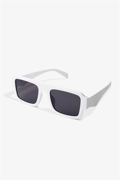 Oscar Solbriller - Hvid/Sort - One-Size - TeeShoppen