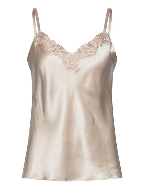 Pure Silk - Camisole W.lace Lady Avenue Cream