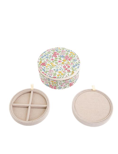 Jewelry Box Round Mw Bon Dep Patterned