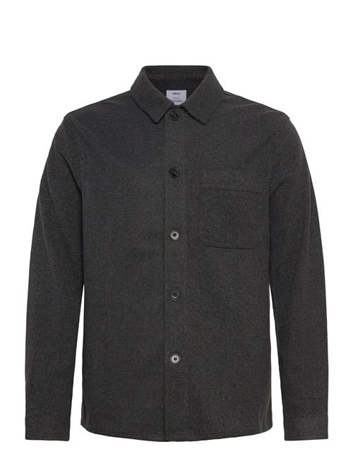 Regular Fit Flannel Overshirt Mango Grey
