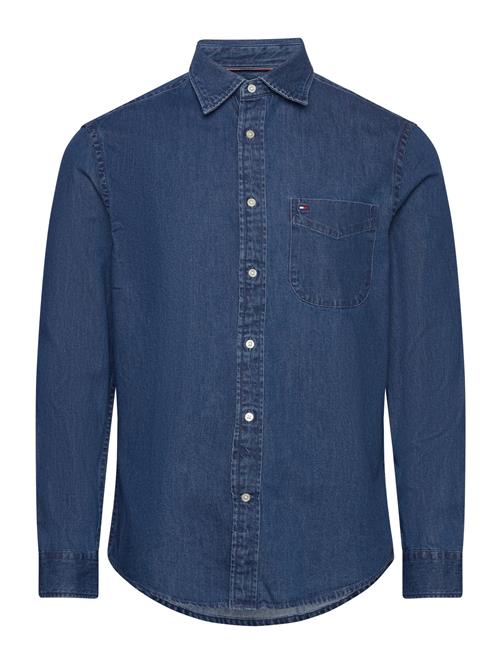 Se Denim Rf Shirt Tommy Hilfiger Blue ved Booztlet