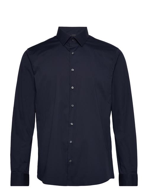 Poplin Stretch Slim Shirt Calvin Klein Navy