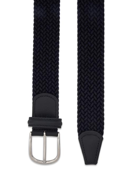 Elastic Woven Viscose Belt Anderson's Navy