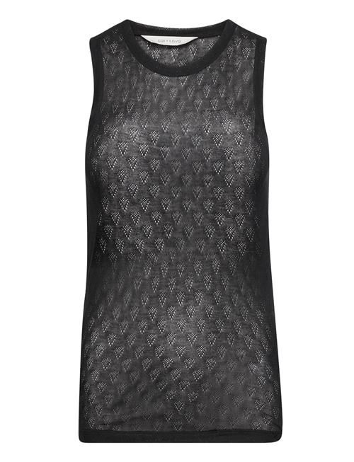 Alberte S´less Silk Top Gai+Lisva Black