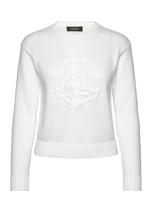 Combed Cotton-Ls Sweater Lauren Ralph Lauren White