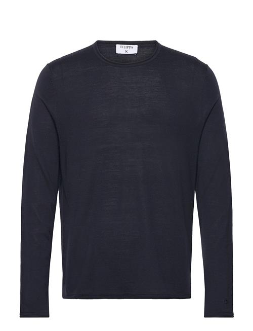 Rolled Edge Knit Sweater Filippa K Navy