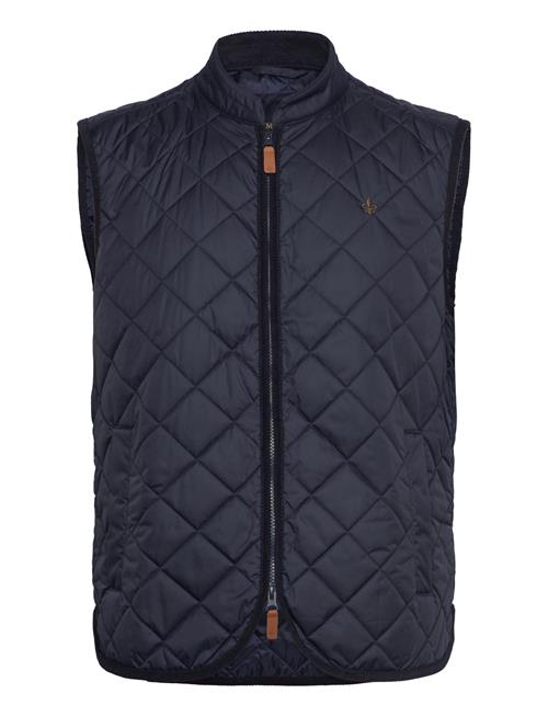 Teddy Quilted Vest Morris Navy