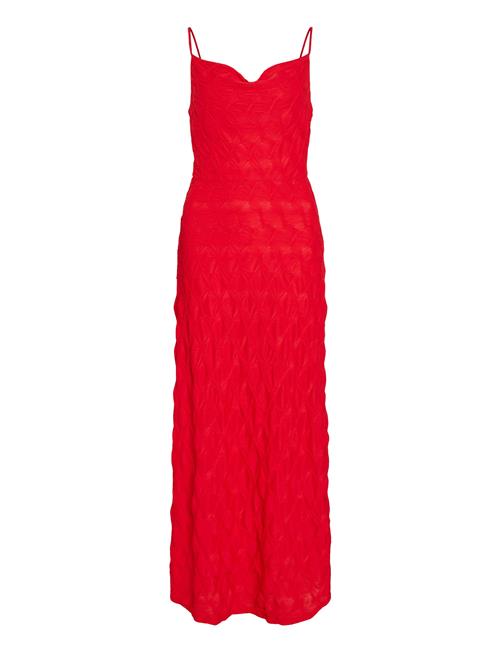 Se Vireja Waterfall Strap Dress/Dc/Ka Vila Red ved Booztlet
