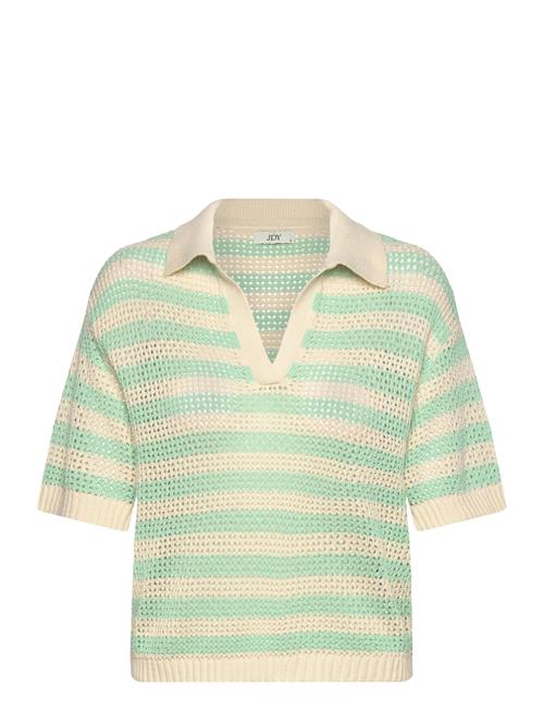 Jdytikka S/S Polo Pullover Knt Noos JDY Patterned