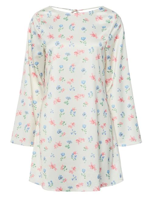 Pcmillie Ls Short Boatneck Dress Wvn D2D Pieces Pink