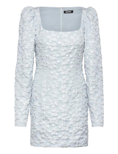 Jacquard Ls Mini Dress ROTATE Birger Christensen Blue
