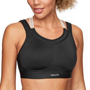 Abecita BH Powerful Sports Bra Sort B 90 Dame