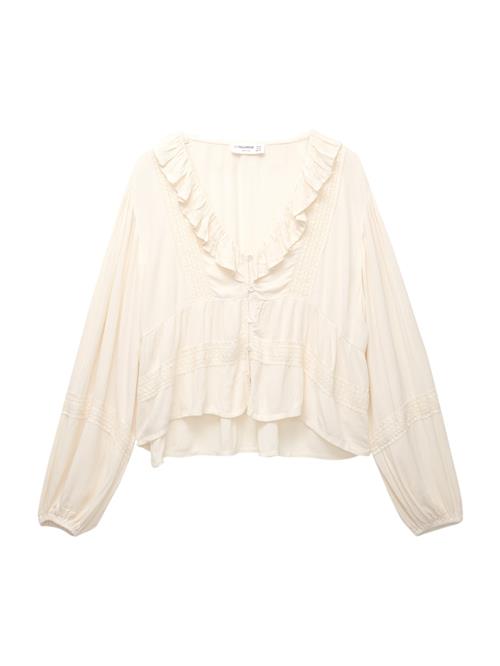 Pull&Bear Bluse  ecru