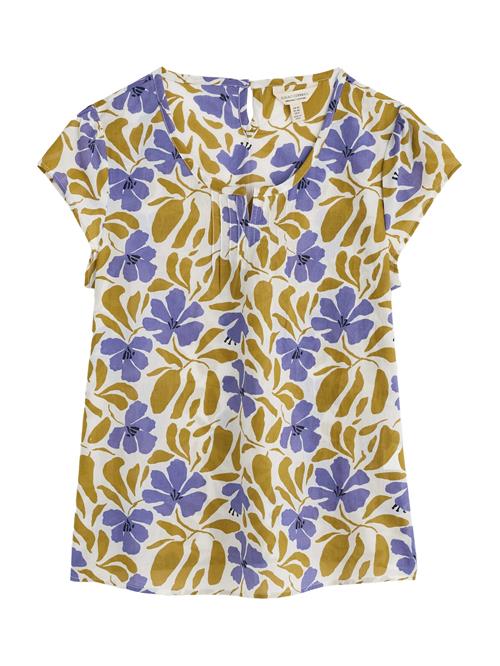 Seasalt Cornwall Bluse 'Garden Gate'  brun / lilla / hvid