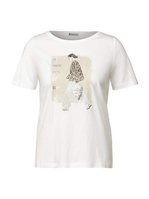 STREET ONE Shirts  beige / sølv / offwhite