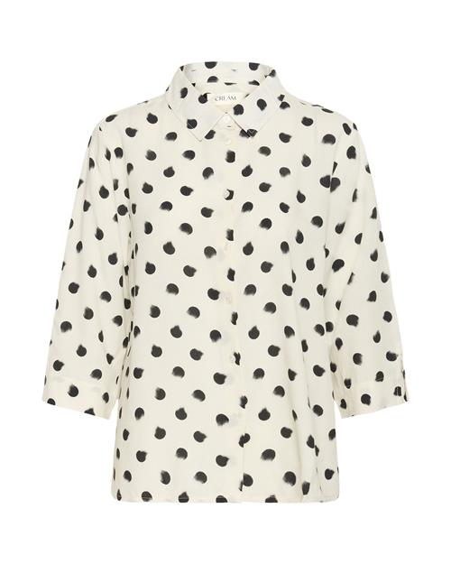 Cream Bluse 'Tiah'  sort / hvid